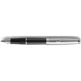 Waterman vulpen Embleme Black Chrome Trim met fijne punt