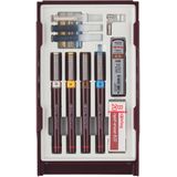 Rotring Rapidograph College tekenset van 4 stuks