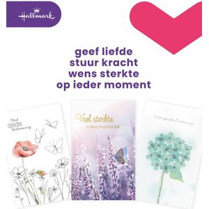 Hallmark navulset wenskaarten, deelneming, pak van 10 stuks