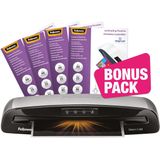 Fellowes lamineermachine Saturn voor ft A3 + Bonus Pack van 100 lamineerhoezen (A4, 80 micron)