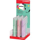 STABILO beCrazy! gelroller, display van 12 stuks in geassorteerde pastelkleuren