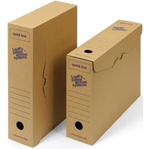 Loeff's achiefdoos Quick box 335x240x80 mm  Pak van 50 stuks