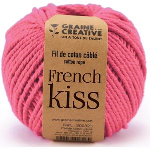 Graine Créative Macramé touw, ft 2,5 mm x 80 m, roze