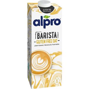 Alpro Barista glutenvrije havermelk, 1 l, pak van 8 stuks