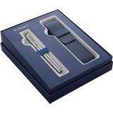 Cadeauset Waterman vulpen H�©misph�¨re Steel CT M met pennenetui