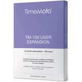 Safescan TimeMoto Cloud User Expansion pakket, 100 gebruikers