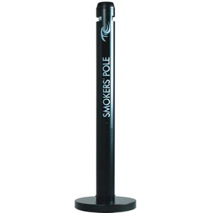 Rubbermaid peukenzuil Smokers' Pole, ft 10,2 x 107,9 cm, zwart
