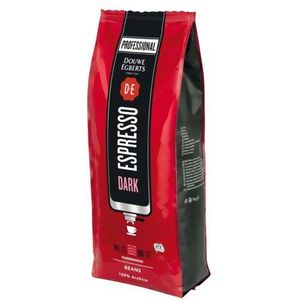 Koffie Douwe Egberts espresso bonen dark roast 1000gr