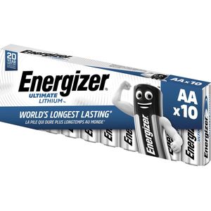 Energizer Ultimate Lithium - Wegwerpbatterij AA - 10 stuks