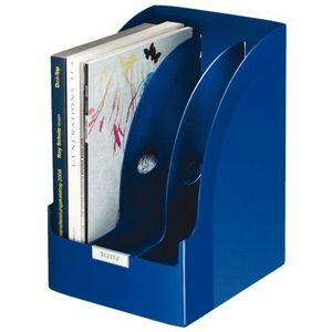 Tijdschriftcassette Leitz Plus jumbo blauw