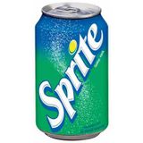 Sprite frisdrank, blikje van 33 cl, pak van 24 stuks