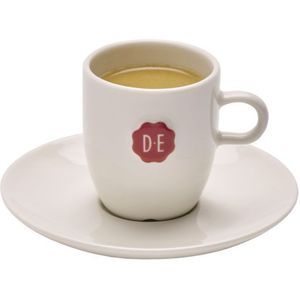 Kopje Douwe Egberts espresso 70ml wit