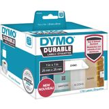 Dymo duurzame etiketten LabelWriter ft 25 x 25 mm, 1700 etiketten