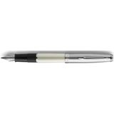 Waterman vulpen Embleme Ivory Chrome Trim met medium punt