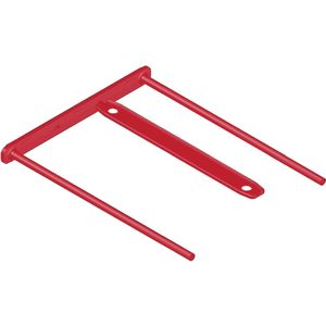 Bankers Box archiefbinder D-clip, doos van 100 stuks, rood