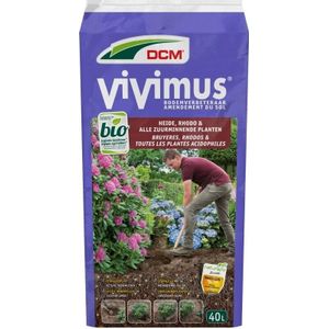 20 x  40L DCM Bio Vivimus® Heide, Rhodo & alle Zuurminnende Planten