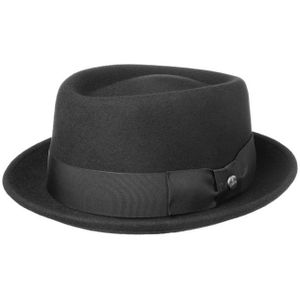Lierys Crushable Pork Pie Hut Fedora Filzhut Wollfilzhut Wollhut Porkpie Pork-Pie-H�te