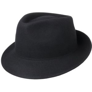 Lipodo Uni Trilby Wollfilzhut Hut Trilbyhut Filzhut Fedora Damenhut Herrenhut Trilbys