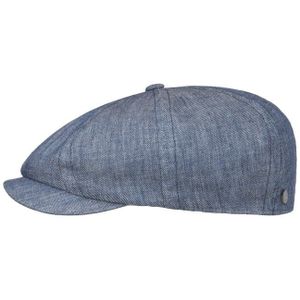 Lierys Vilonia 8 Panel Flatcap Schirmm�tze Ballonm�tze Leinencap Flatcaps