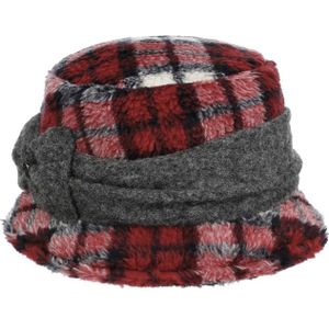 Lierys Check Bucket Damenhut Fischerhut Winterhut Stoffh�te