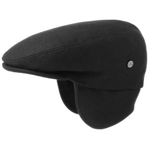Lierys Teflon Flatcap mit Ohrenklappen Schirmm�tze Schieberm�tze Cap Regencap Flatcaps