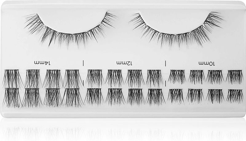 Nanolash - DIVINE - Valse Wimpers in Clusters - Voor Zelftoepassing - 36 Wimper Clusters