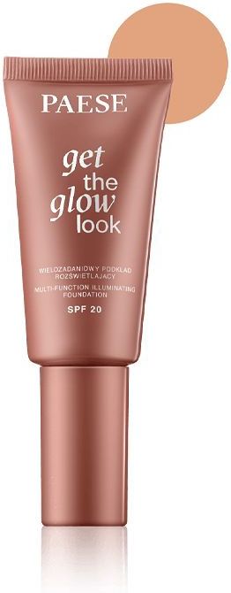 Paese - Get The Glow Look Illuminating Foundation - Lichte Foundation - Tint 3N Warm Beige - 30 ml