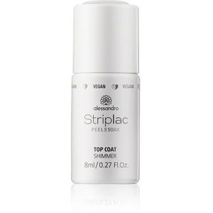 Alessandro Striplac Peel or Soak Top Coat Shimmer (8 ml)