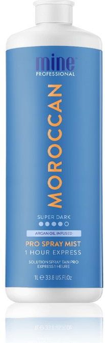 MineTan - 1 HR Express Pro Spray Mist Moroccan - Zelfbruiner - 1000 ml