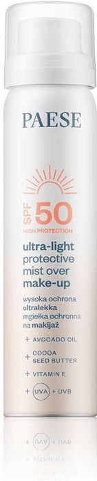 Paese - Ultra-Light Protective Mist Over Make-Up - Fixatiespray - SPF 50