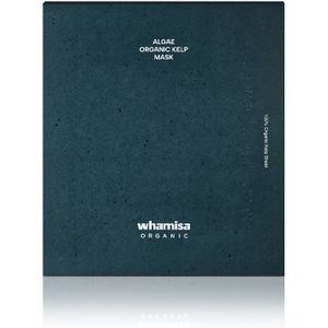 WHAMISA Algae Organic Kelp Mask - Diepe Herstellende Gezichtsmasker - 5 st - Zeewier