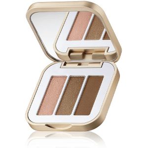 Jane Iredale - PurePressed Eye Shadow Triple - Oogschaduw - Cognac - 2,1 g