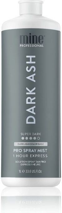 MineTan - 1 HR Express Pro Spray Mist - Donkere As - 1000 ml