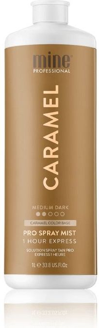 MineTan - 1 HR Express Pro Spray Mist - Caramel - 1000 ml