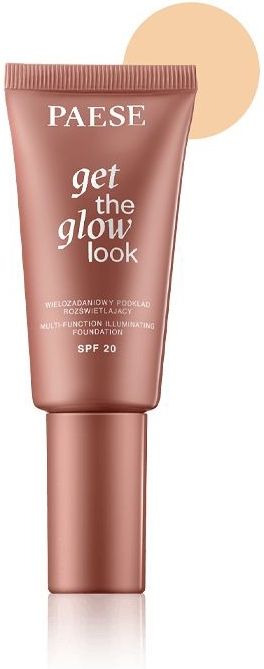Paese - Get The Glow Look - Foundation - Lichte Beige - 30 ml