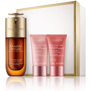 CLARINS Double Serum & Multi-Active Set - Oogverzorging - 2-fasen Formule - 22 Plantenextracten