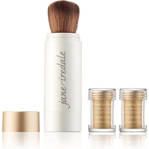 Jane Iredale Amazing Base Refillable Brush + 2 Refills Latte (1 St�ck + 2x2,5 g)