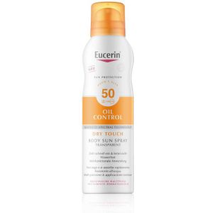 Eucerin - Oil Control Body Sun - Zonnebrand - Transparant - SPF 50 - 200 ml