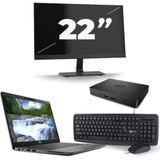 Dell Latitude 5300 - Intel Core i7-8e Generatie - 13 inch - 16GB RAM - 256GB SSD - Windows 11 + 1x 22 inch Monitor Zichtbare schade