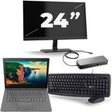 Lenovo V330-14IKB - Intel Core i5-8e Generatie - 14 inch - 16GB RAM - 256GB SSD - Windows 11 + 1x 24 inch Monitor Zichtbare schade