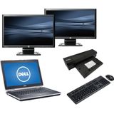 Dell Latitude E6430 - Intel Core i5 - 4GB - 320GB HDD + Docking + Dual 2x 24'' Widescreen Monitor - Win 10