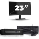 HP ProDesk 600 G2 SFF - Intel Core i7-6e Generatie - 16GB RAM - 256GB SSD - Windows 11 + 1x 23 inch Monitor Nette Staat