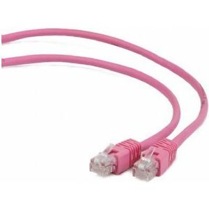 Cablexpert UTP CAT5e Patch Cable, pink, 0.5m