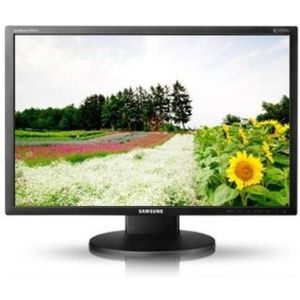 Samsung 2443bw - 24 inch - 1920x1200 - DVI - VGA - Zwart Zichtbaar gebruikt