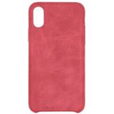 iPhone X/XS Hoesje - Leer - Rood