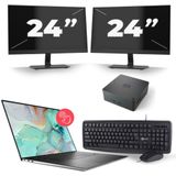 Dell Precision 5560 - Intel Core i7-11e Generatie - 15 inch - Touch - 16GB RAM - 256GB SSD - Windows 11 Home + 2x 24 inch Monitor Nette Staat