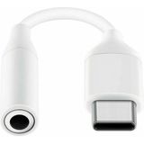 Originele Samsung USB C naar 3.5MM Jack (AUX) convert kabel Wit EE-UC10JUWE