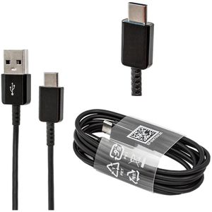 Original Samsung Fast Charger USB Data Cable EP-DW700CBE Black TYP-C 150CM 5A