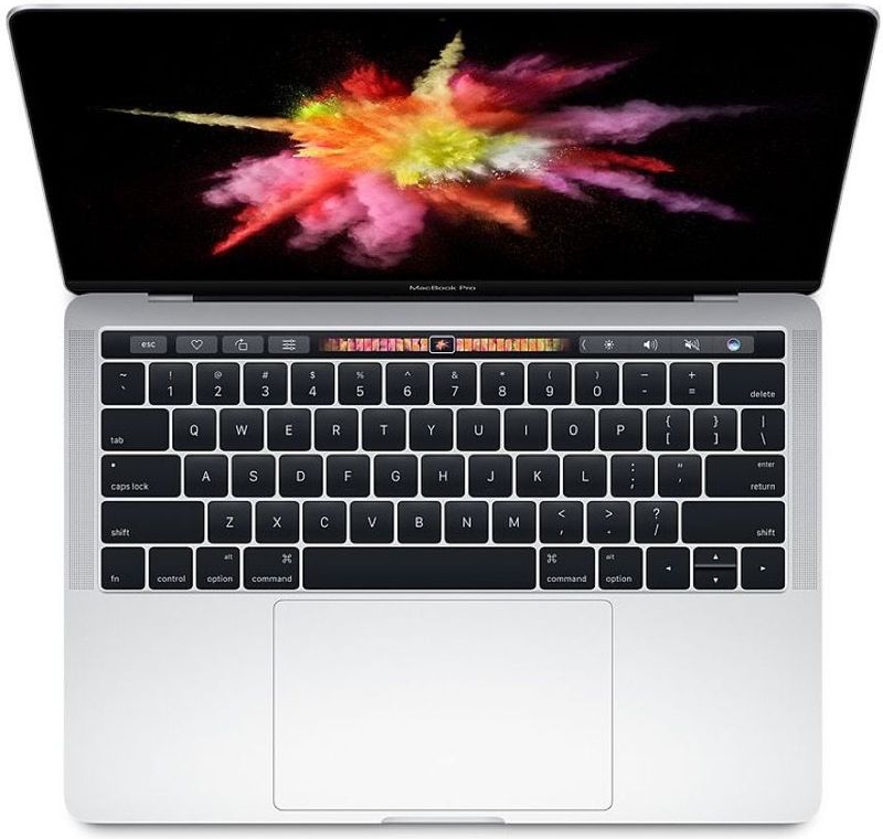 Apple MacBook Pro (13 inch, 2017) - Intel Core i7 - 16GB RAM - 256GB SSD - Touch Bar - 4x Thunderbolt 3 - Zilver Nette Staat