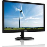 Philips Brilliance 241S4LSB - 24 inch - 1920x1080 - DVI - VGA - Zwart Zichtbaar gebruikt